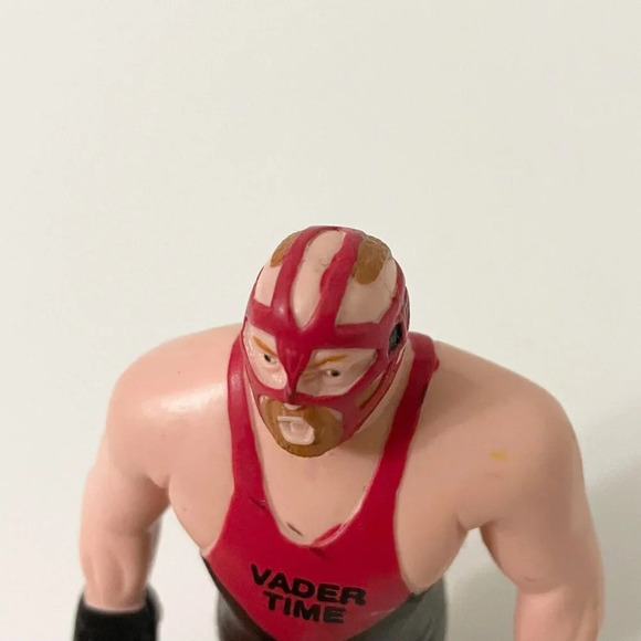 Vtg 1997 Van Vader Time BendEms  WWF Just Toys 5 Inch Tall Action Figure - Picture 14 of 16